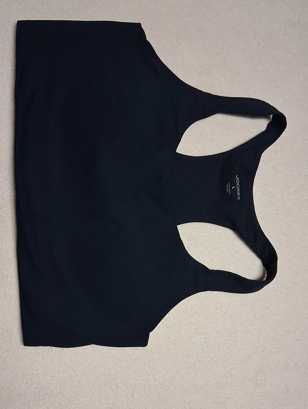 Jockey Black Racerback Tank Top